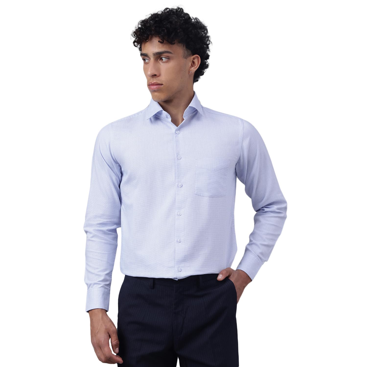 Formal Shirt for Men: Premium Cotton, Tailored Fit - Breathable, Comfortable, Versatile for Business Meetings, and Smart-Casual Outings-image-0