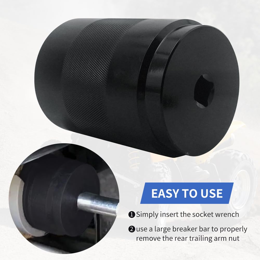 Herramienta de extracción de tuercas de brazo de arrastre/enchufe compatible con Can Am Outlander 400 500 650 800 1000 Renegade 500 800 850 OEM # 529035925