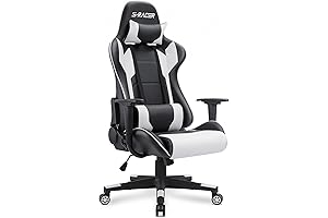 GT099 Gaming Chair: White Executive Office Chair with Top-Tier Ergonomic Support