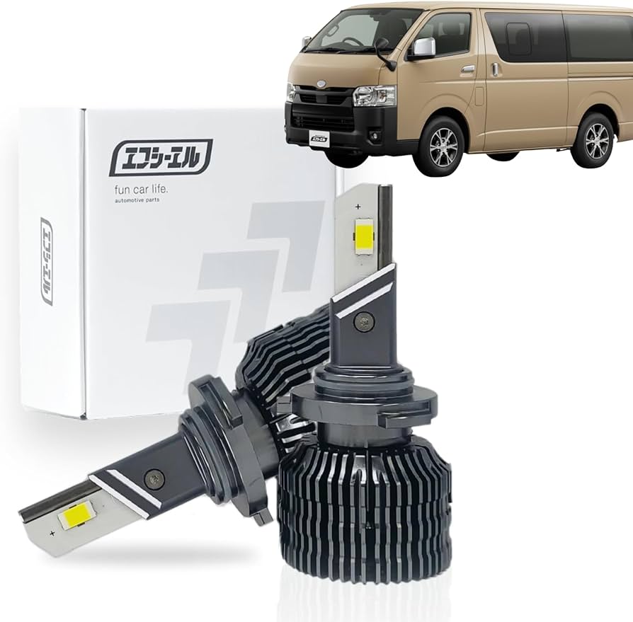 Amazon | fcl.(エフシーエル) ハイエース 200系 8型 7型 新型 HB3 LED