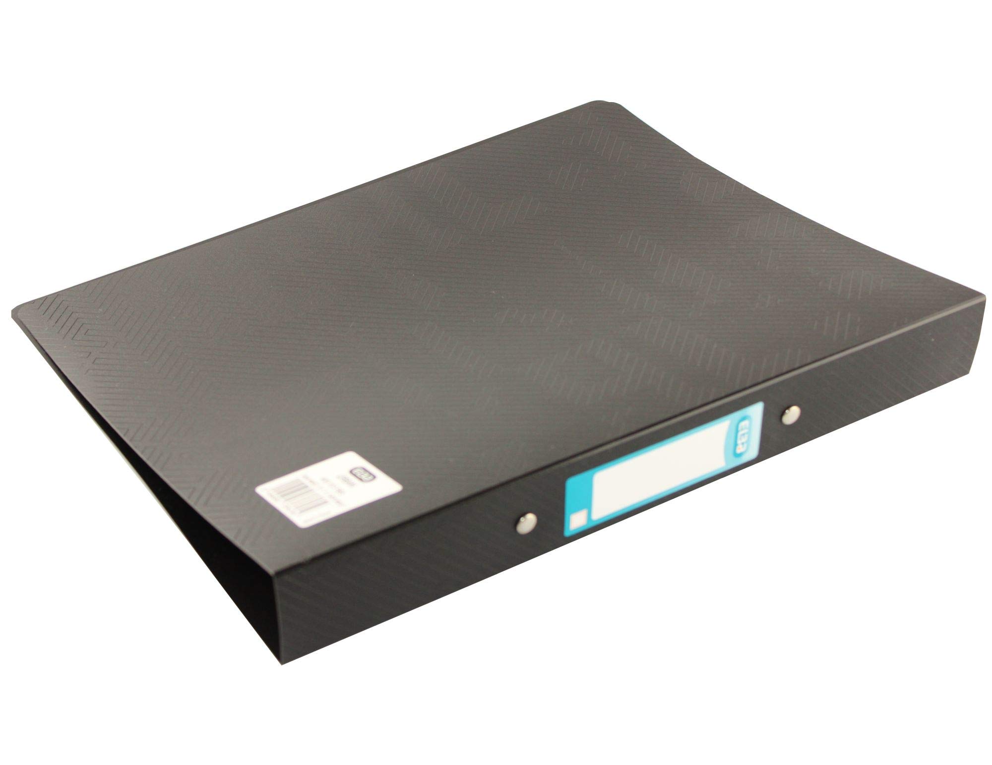Oxford Lot de 10 classeurs à anneaux A4, largeur du dos 4 cm, 2 anneaux, noir
