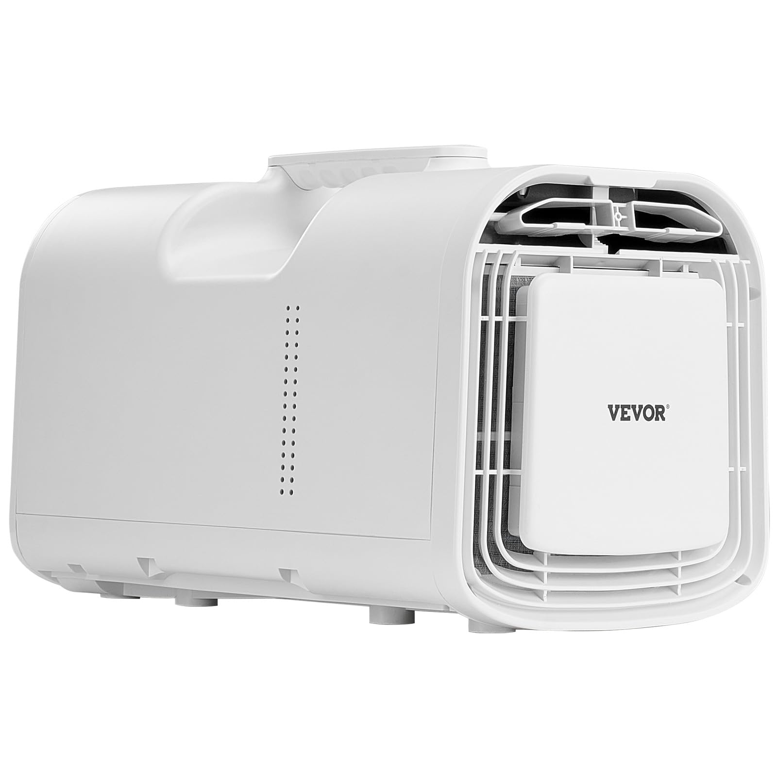 VEVOR Mobilny klimatyzator, 4250 BTU, 3-biegowy klimatyzator z 24-godzinnym timerem, zdalnie sterowana chłodnica, regulowana temperatura 16-32°C, na kemping na świeżym powietrzu, do kamperów lub