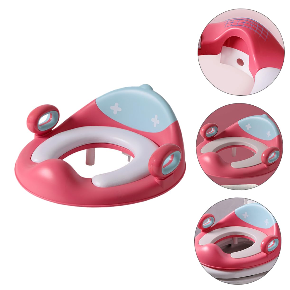 TOYANDONA Réducteur De Toilettes Pour Garçon Fille Avec Coussin De Toilette Portable Et Motif Dessin Animé Pour Garçon Fille
