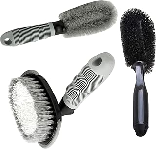 ibasenice 1 Escova De Pneu De Carro Kit De Escovas De Limpeza De Carro Kits De Limpeza Kit De Limpeza De Pneus Kit De Gadget De Limpeza Para Aro De Carro Escova De Limpeza Kit De Escova De
