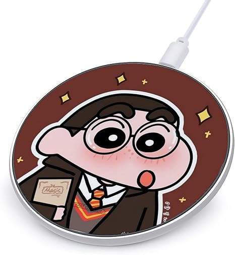 Amazon クレヨンしんちゃん ワイヤレス充電器丸型急速充電は安全で軽量でワイヤレス充電10ワットの高速充電をサポートする携帯電話に適しています ランチバッグ ランチ巾着 ランチベルト オンライン通販