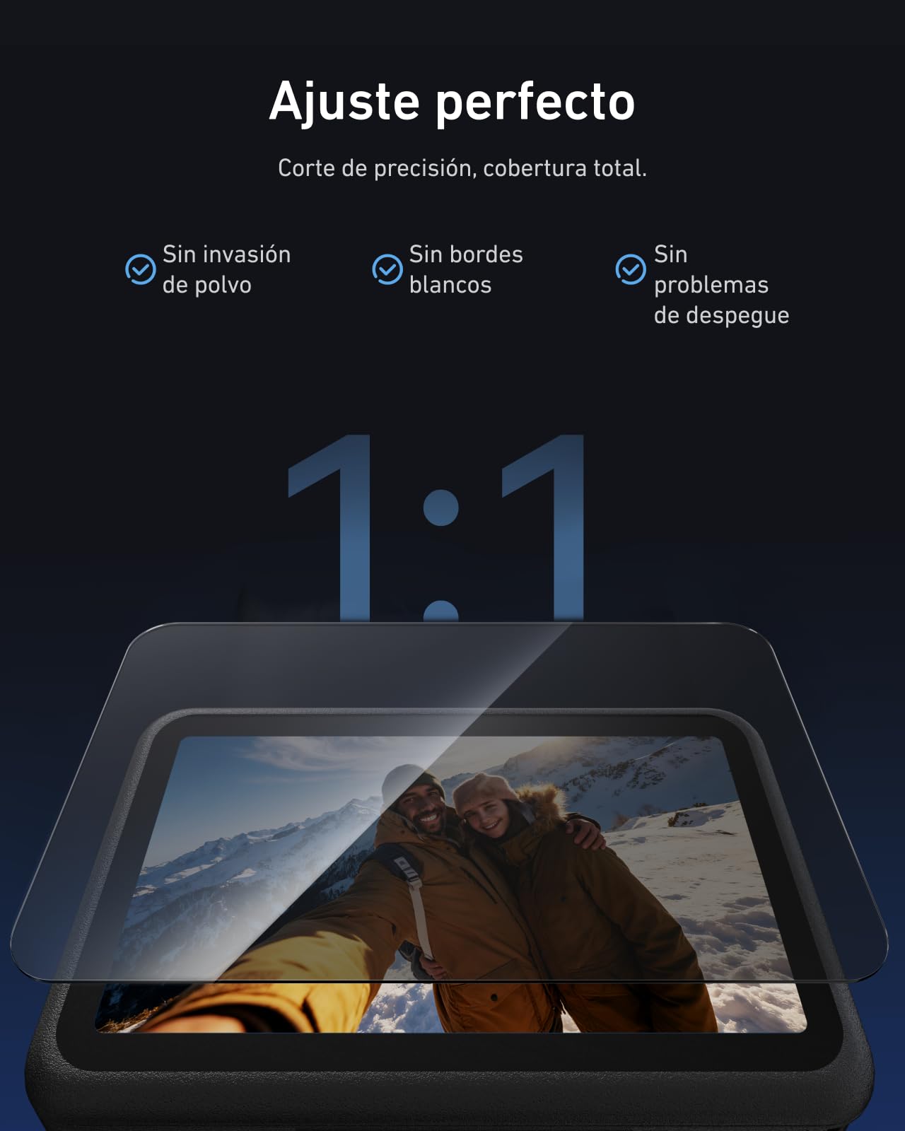 TELESIN Protector de pantalla de cristal templado para DJI Osmo Action 6 (2 juegos), protector de pantalla de cristal templado para DJI Osmo Action 6 Accesorios, dureza 9H, antiarañazos y antihuellas