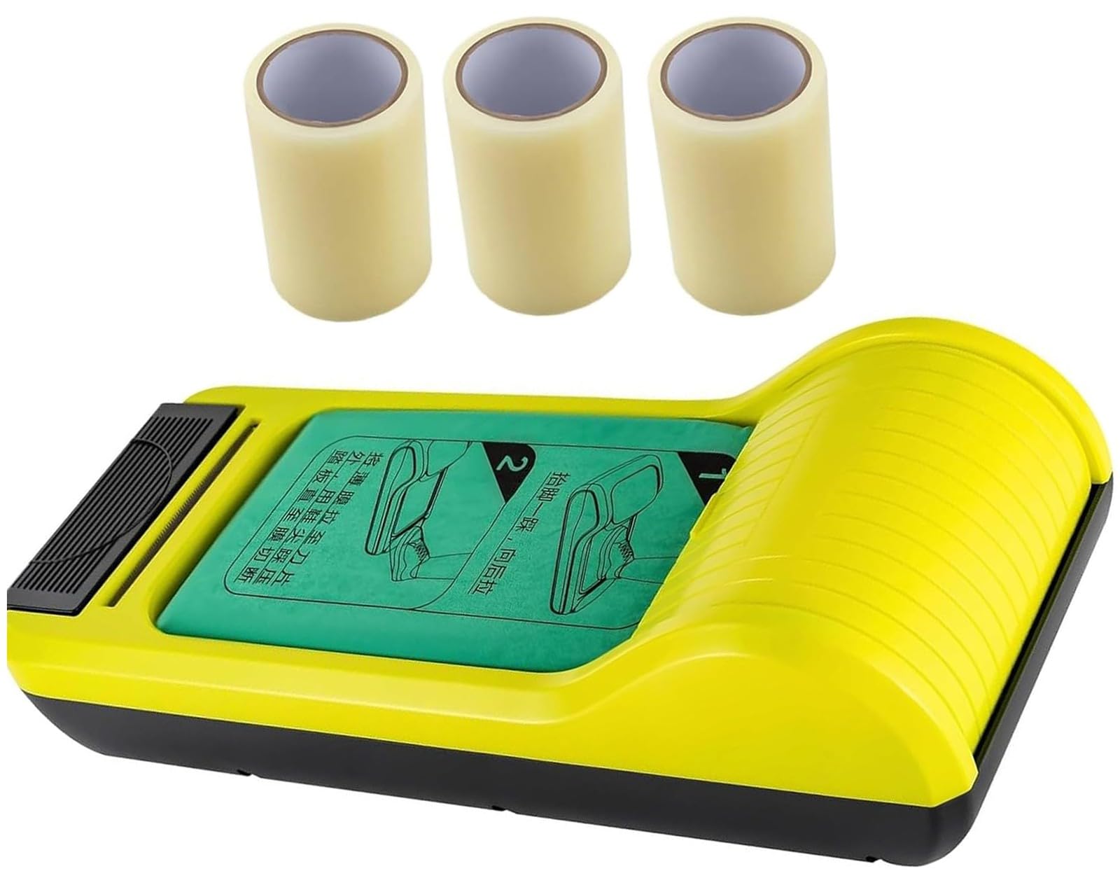 MáQuina AutomáTica para Fabricar PelíCulas Desechables para Calzado, Dispensador con 3 Rollos de 1500 Unidades, Antideslizante y de Corte Perfecto