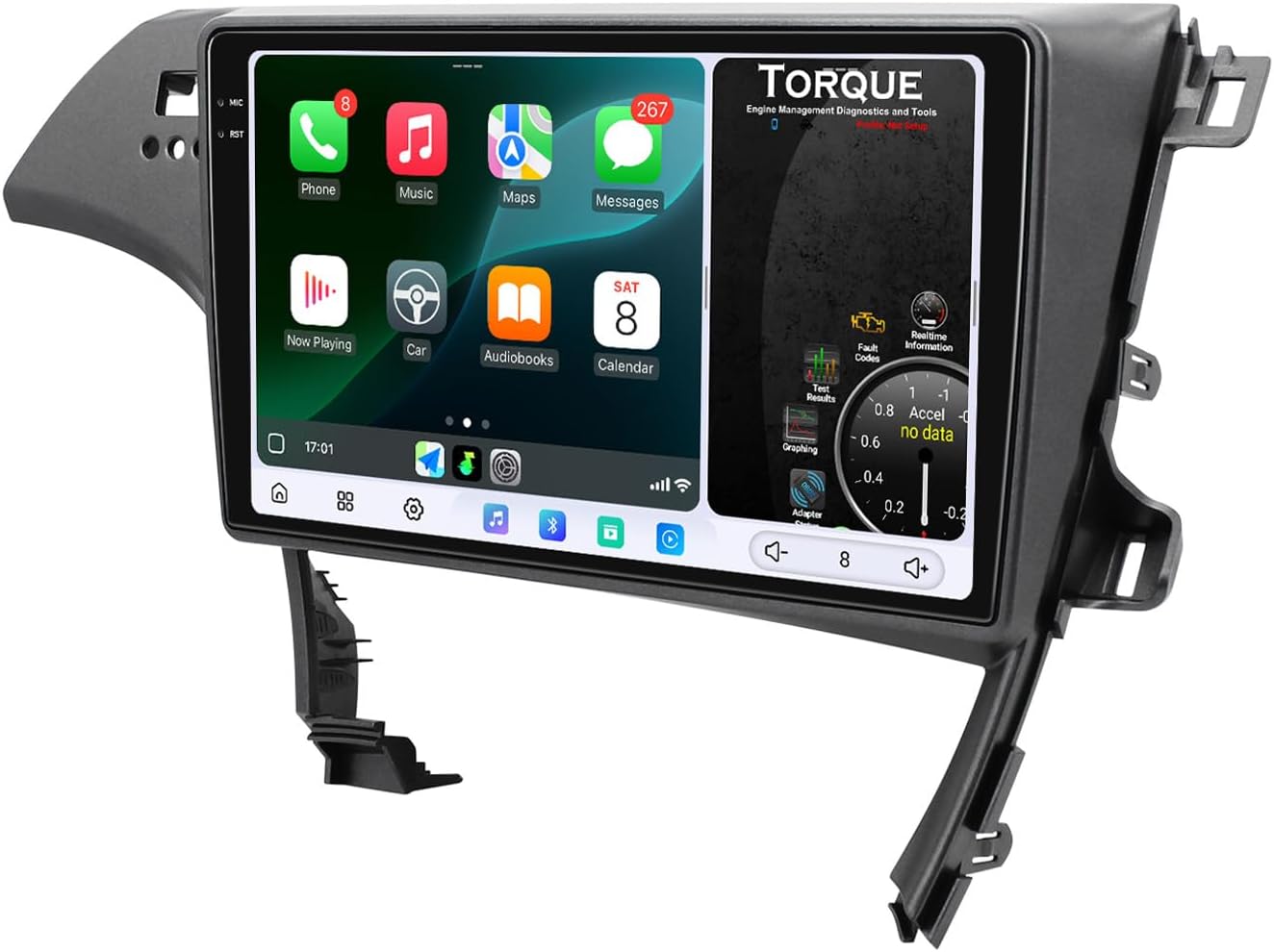 JOYING Car Radio for Toyota Prius 2010-2015, 10.4" 2K QLED Touch Screen Android 13 Car Stereo 12GB+256GB Head Unit with CarPlay & Android Auto, GPS, Bluetooth, AM/FM(JY-TT220N12)