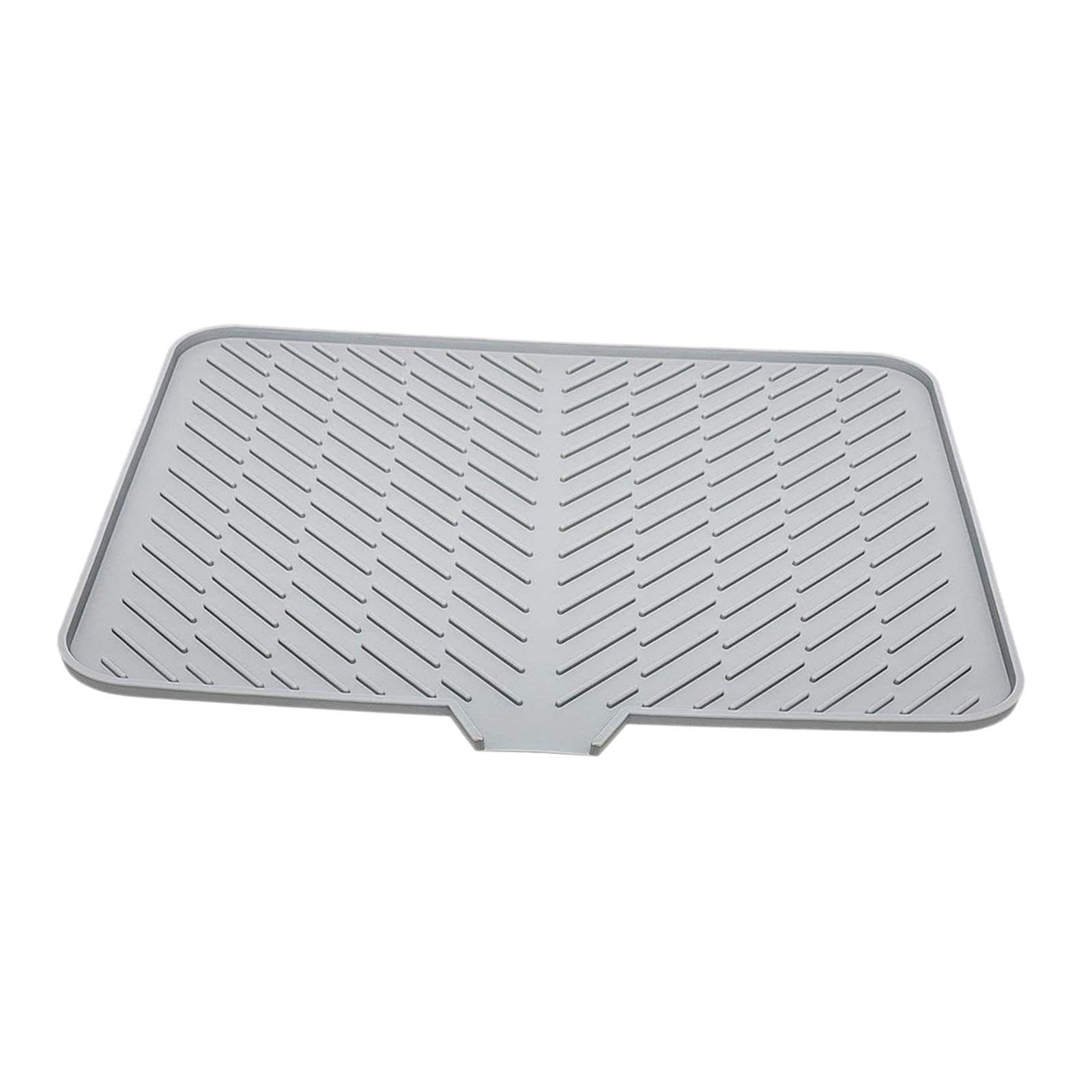 QIXCXAZ Dish Drying Mat Silicone Drain Pad Offering Practicality and Aesthetic Appeal to Any Kitchen Drying Station While Keeping Clean Utensils Kitchen Mat