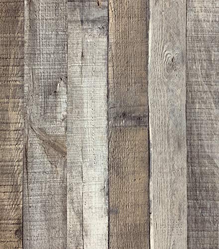 Rustic Wood Wallpaper Wood Grain Paper Faux Wood Wallpaper Stick and Peel 17.71
