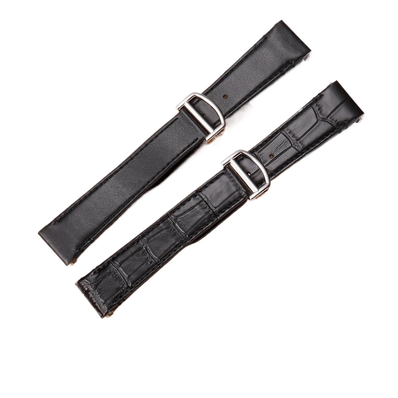 WSSA0010 Cinturino for orologio a sgancio rapido compatibile con Cartier WSSA0009 WSSA0029 Pelle motivo coccodrillo da uomo 21