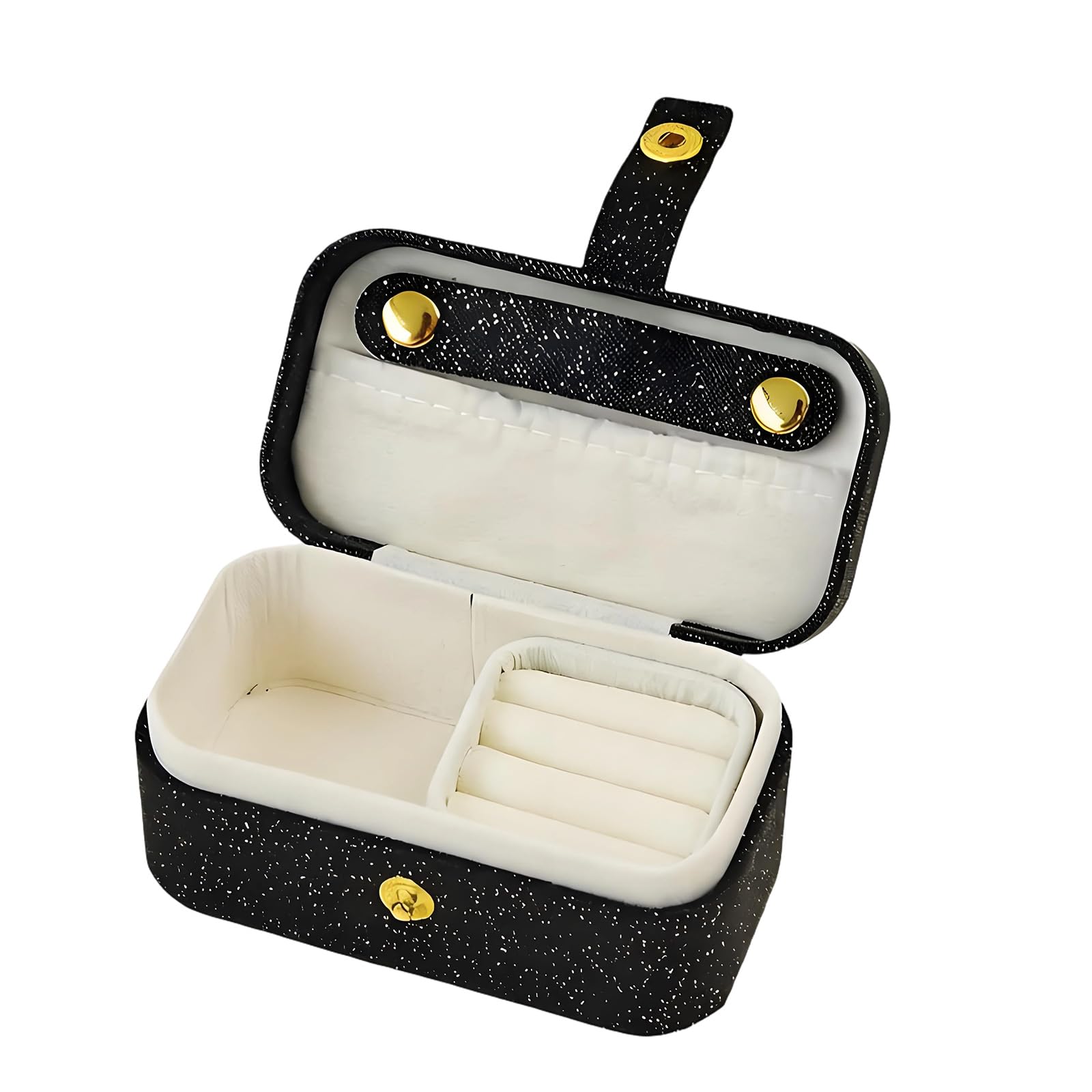 Tsophreniq Jewelry Organiser Perfect for Travel and Daily Use Storage Container for Rings Necklaces Accessories Jewelry Box with Compartments