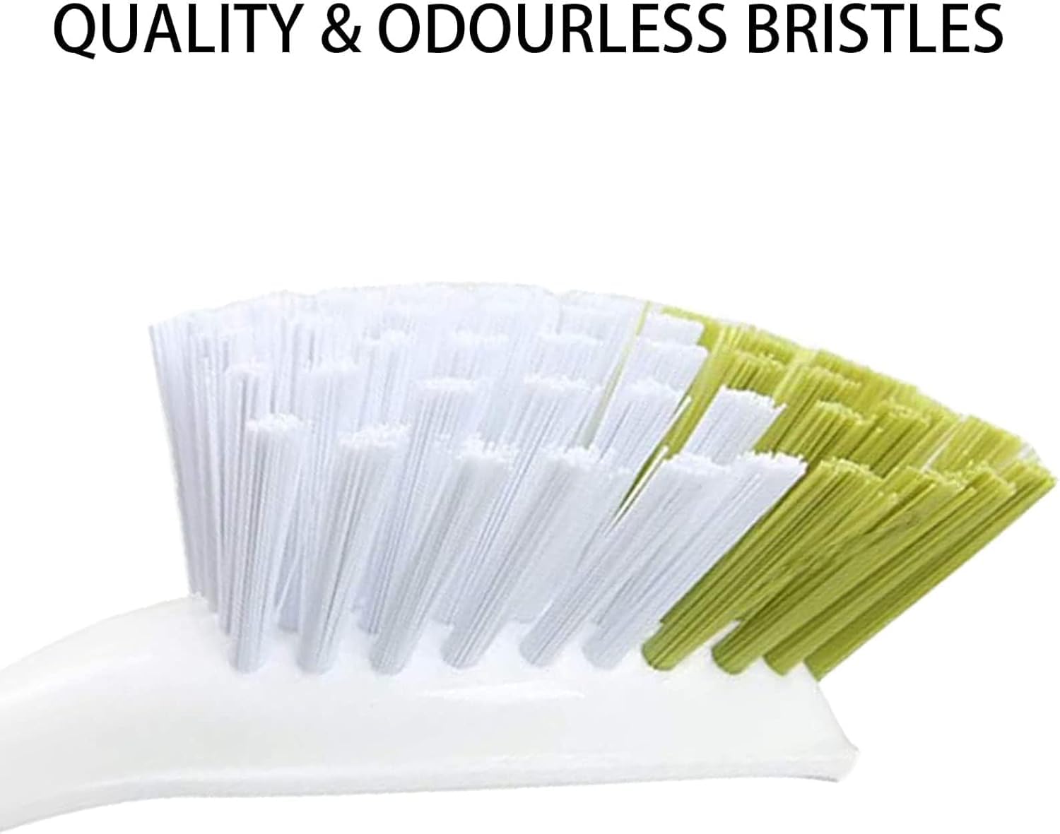 Aputue Saplı bulaşık fırçası, 2 adet mutfak temizleme gereci, sert kıllı fırça ile yerleşik kazıyıcılı tasarım, tencere tava ve lavabo için ergonomik tutuşlu etkili ev temizlik yardımcısı