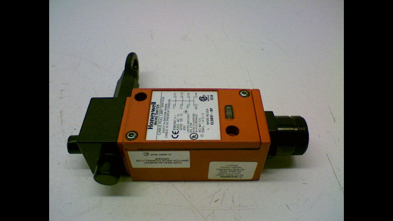 Honeywell Clsb9tBp Cable Pull Limit Switch 24Vdc 10 Pole Straight