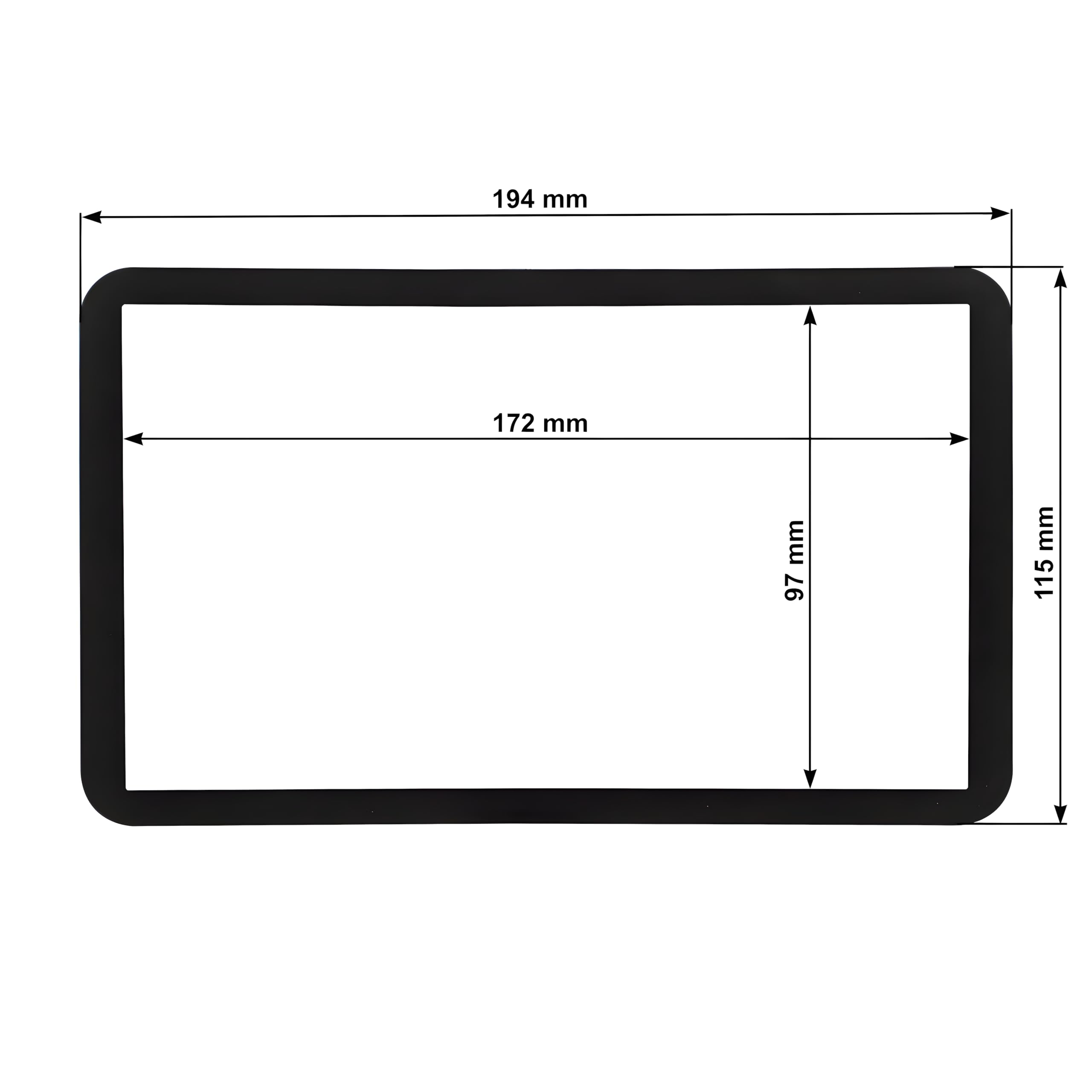 Sound Way Kit Montaggio Adattatore Autoradio, Mascherina 2 DIN Compatibile con Alfa Romeo 159 2005-2011 / Brera 2005-2010