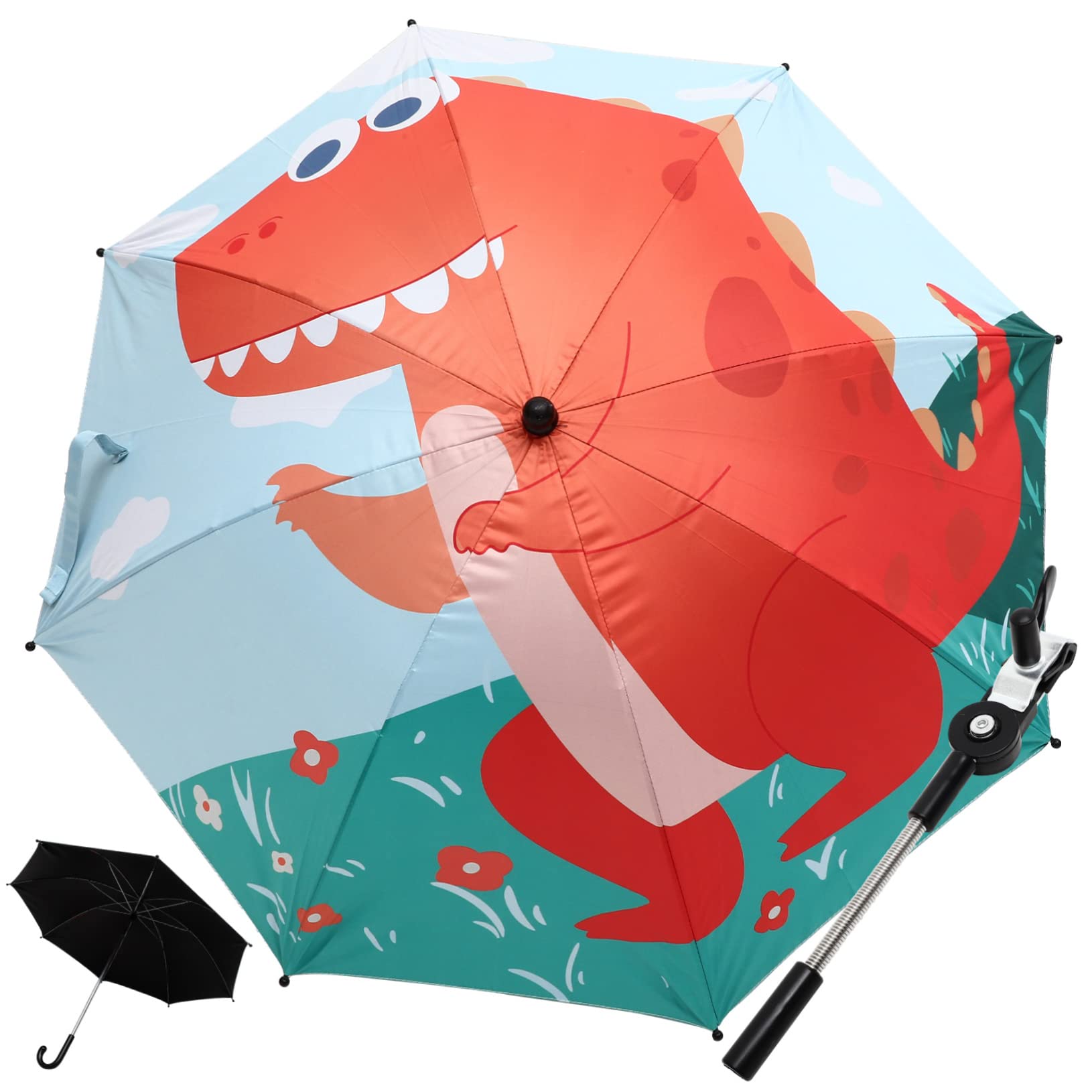 BESTonZON 3sätze Verstellbare Uv-schutz-strand Und Kinderwagen- Große -up-parasol Für Outdoor-aktivitäten Leicht Und Langlebig