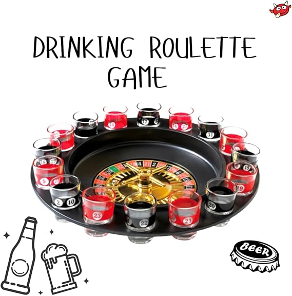 Drinking Roulette Game - funny party drinking game for teens and adults