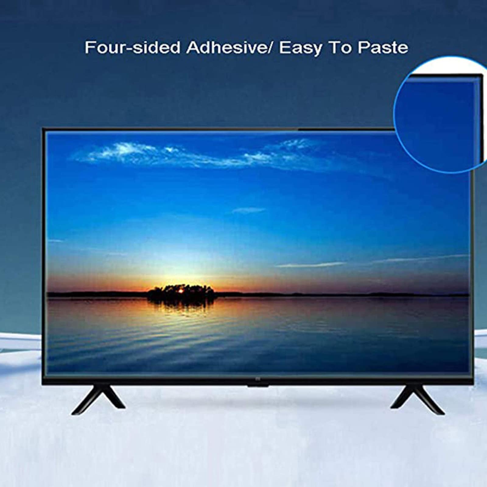 Protector de Pantalla de 20-24 Pulgadas Anti Luz Azul, Película Mate Antirreflejo, Lesiones contra Rasguños HD, Compatible con LCD, Led, 4k OLED, QLED,Matte-24.6inch(531x299mm)