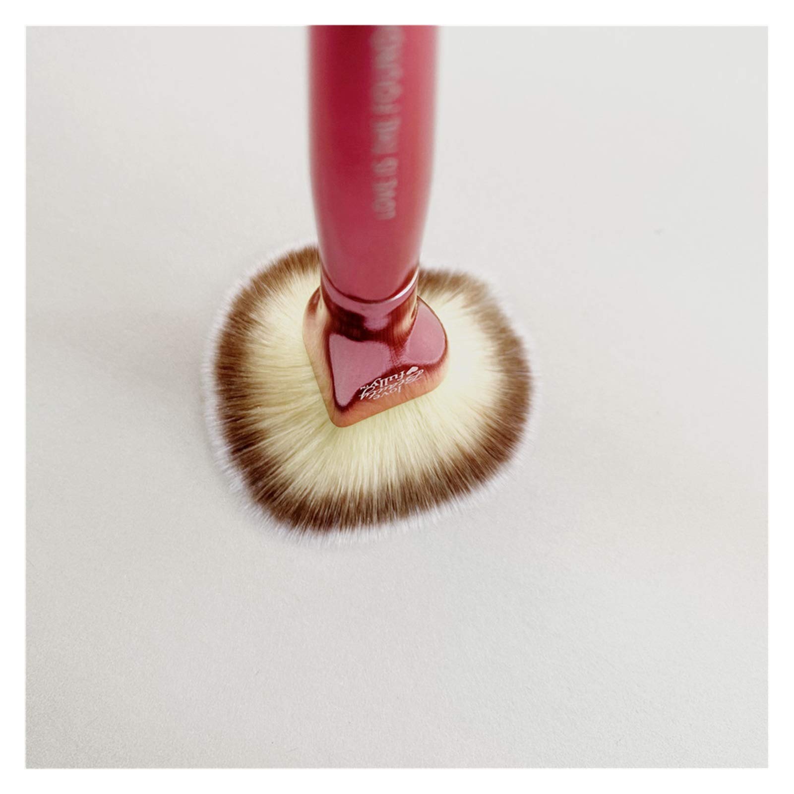 Make-up Pinsel Make-Up Pinsel Rosa Herz Geformt Weiche Flüssigkeit Creme Pulver Stiftung Airbrush Kosmetik Schönheit Werkzeug ( Handle Color : IT LOVE mini )