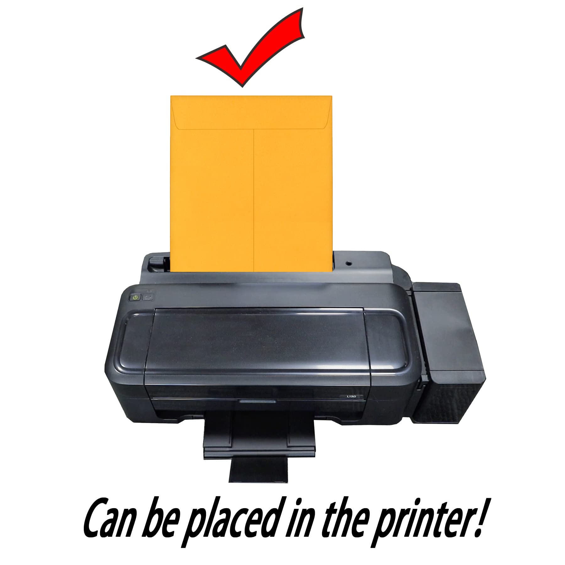 Xxcxpark Sobres de seguridad autoadhesivos de 6 x 9 pulgadas, 250 sobres pequeños de papel kraft marrón para cartas, correo, almacenamiento y organización (marrón)