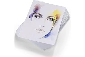 Premium Watercolor Paper 8.5x11 - 25 Sheets (180gsm) for Painting, Mixed Media, and Drawing