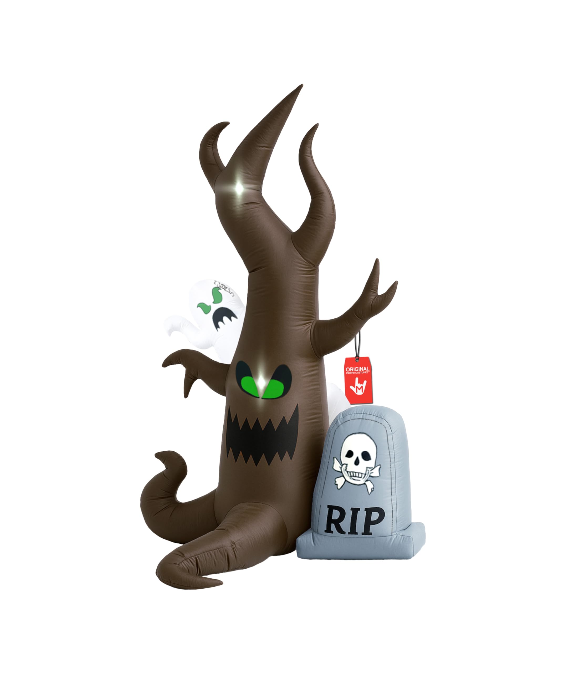 Morph 8ft Haunting Tree LED, Halloween Inflatables Outdoor Inflatable Halloween Decorations For Garden, Outdoor Decor