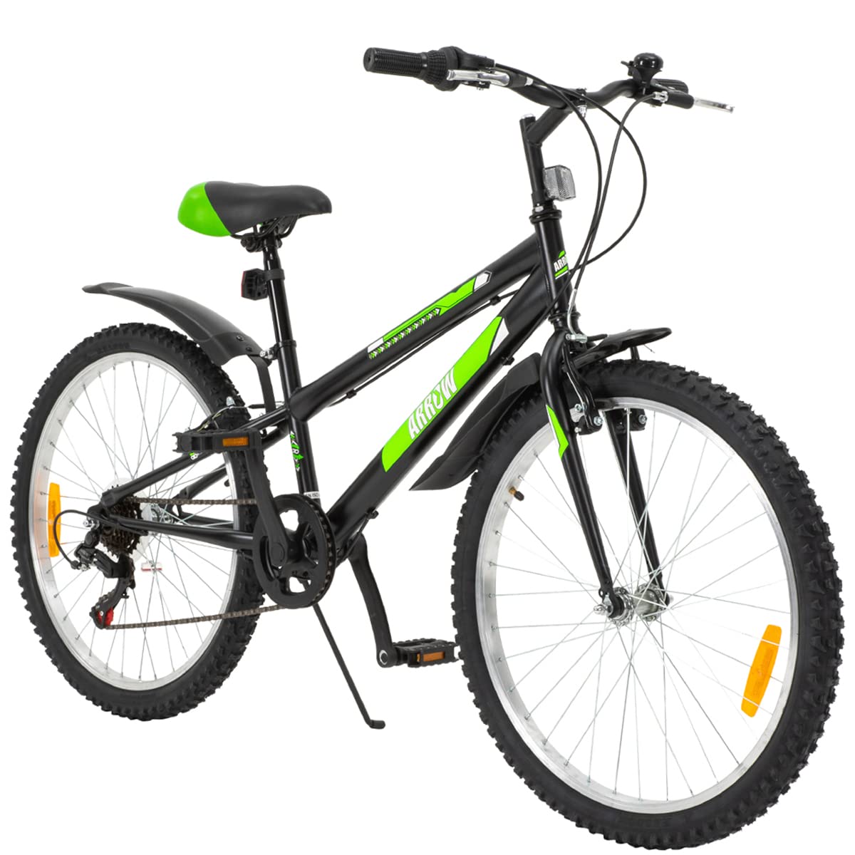 Actionbikes Motors Vélo Enfant Arrow - 20 24 Pouces - Vélo pour Filles et garçons - VTT - De 6 à 12 Ans - 6 Vitesses - Frein V-Brake - Garde-Boue Avant et arrière - Vélos pour Enfants