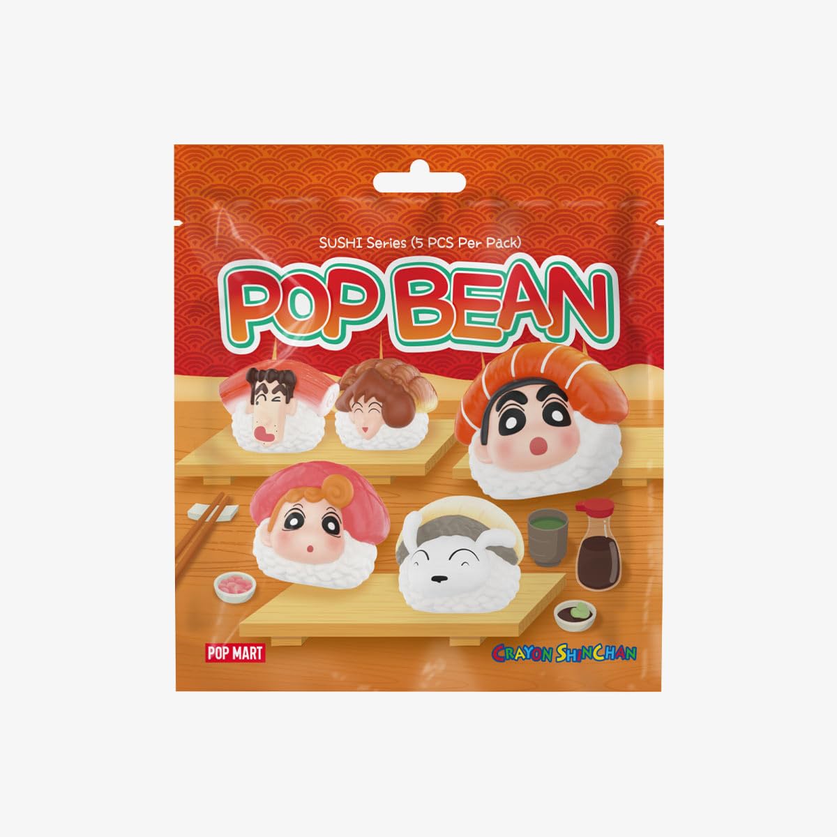 Amazon.co.jp: 【POP MART 公式ストア】POP BEAN 寿司シリーズ（5個