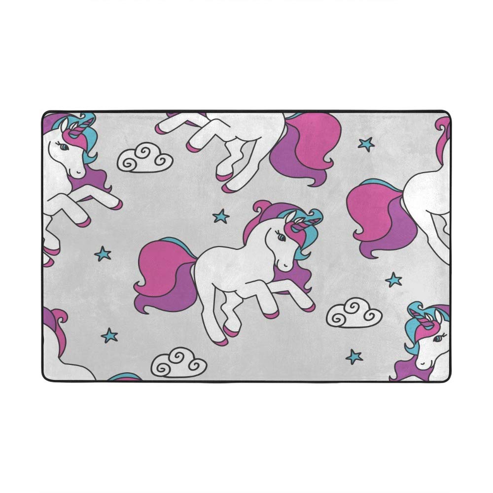 Tapis de maison polyester CHEHONG grand tapis design licorne haut de gamme