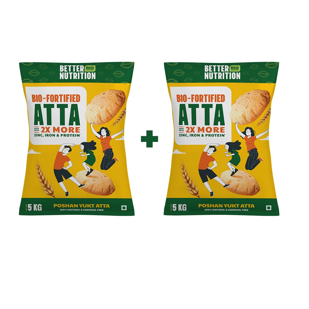 See full amazon price history chart for Better Nutrition Biofortified Atta | High Fiber for Digestive Ease | Rich in Iron, Zinc & Protein | No Additives |100% Natural | 5kg Each Pack of 2 Better Nutrition Biofortified Atta | High Fiber for Digestive Ease | Rich in Iron, Zinc & Protein | No Additives |100% Natural | 5kg Each Pack of 2 (B0CZLMLVZ1) Amazon Price History, Amazon Price Tracker