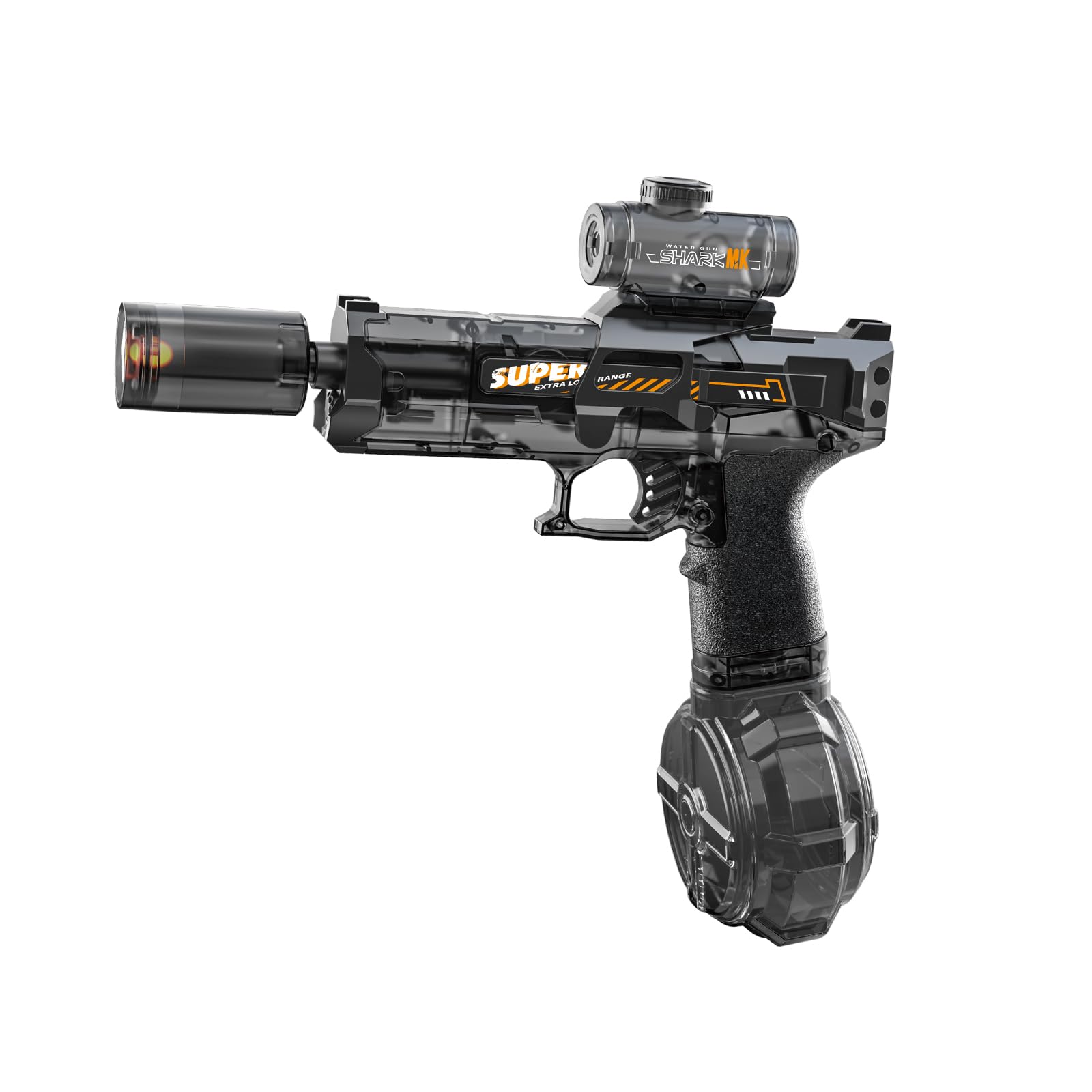 Electric Water Gun for Kids Adults,2026 New Electric Water Pistol with Automatic Water Absorption, Range 7-9M, Automatic Water Gun Pistol Toys for Pool Party Beach Outdoor (A-black)