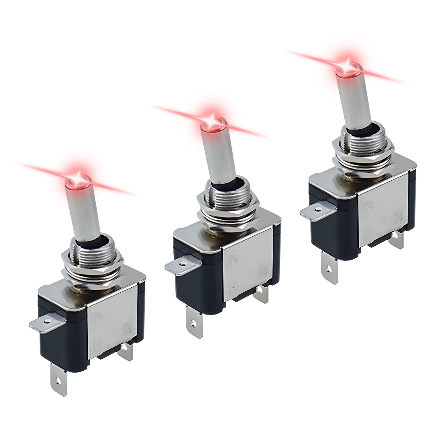 るて Amazon.co.jp: Singertop トグルスイッチ ON-OFF DC12V・20A ロッカー