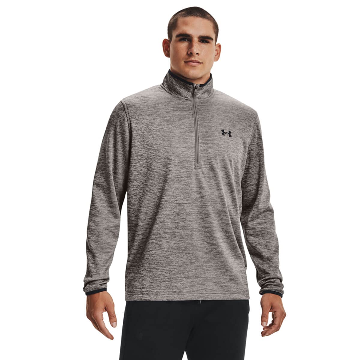 Under Armour Herren UA Armour Fleece 1/2 Zip Pullover - Concrete - M :  Amazon.de: Fashion