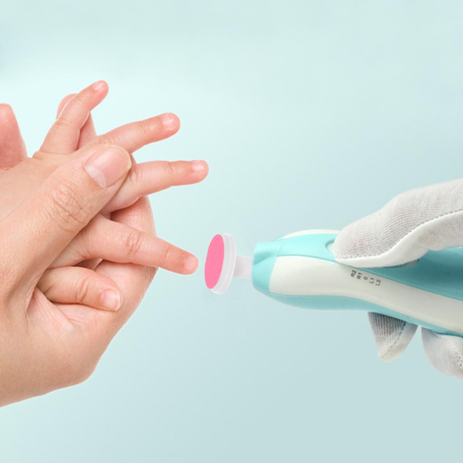 Veemoon 12 Piezas De Almohadillas Para Lima De Uñas Para Bebés Almohadillas De Repuesto Para Cortaúñas De Bebés Cabezales De Lima Adecuados Para El Kit De Cuidado Personal Juego De
