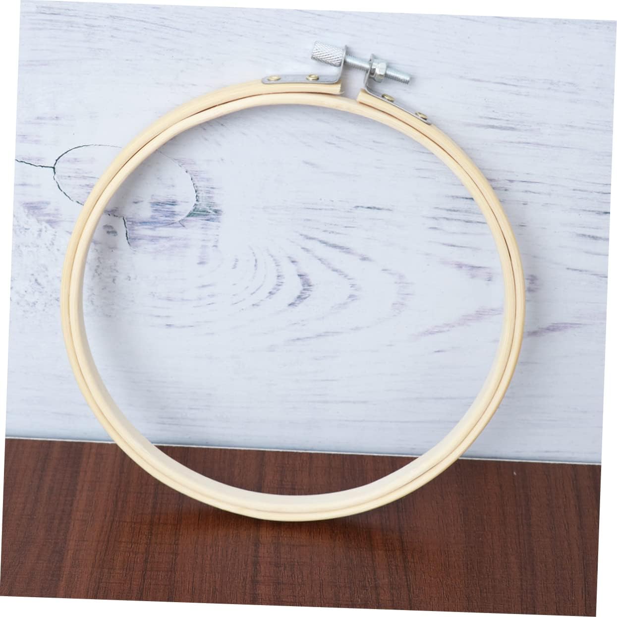 DIY Embroidery Ring for Beginners, 40cm Metal Circle Frame