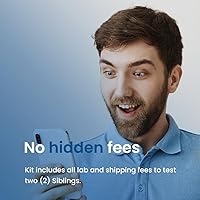 Vista 3 de Prueba de ADN para hermanos de PaternityLab - Tarifas de laboratorio y envío incluidos - Resultados en 1-2 días - Kit de recolección en casa