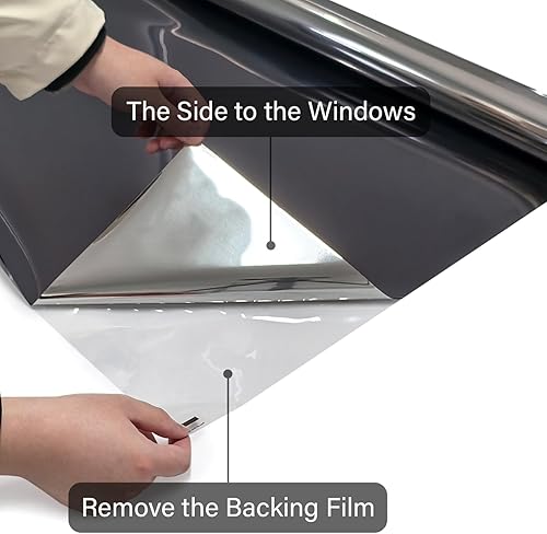 Miniatura 13 de Kromapolis Película de privacidad para ventana, cubierta de vinilo para vidrio, película decorativa de vitral, esmerilada para ventana, se adhiere