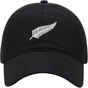 Mens Baseball Cap New Zealand Silver Fern Embroidered Washed Cotton Vintage Dad Gifts Hat