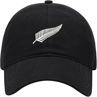 Men's Baseball Cap New Zealand Silver Fern Embroidered Washed Cotton Vintage Dad Gifts Hat