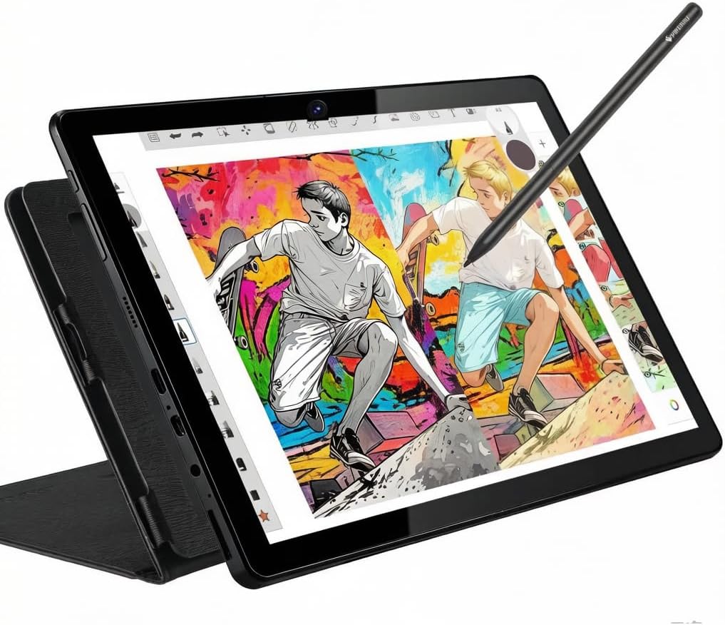 T11 Pro Standalone Drawing Tablet with Screen,No Computer needed,10.1 inch FHD Display,Octa-Core CPU,Pre-installed Sketchbook & Flipaclip - Ideal for Student, Digital Artists, Designers