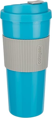 Miniatura 9 de COOL GEAR Paquete de 3 tazas de café Eco 2 Go con banda protectora extraíble, aptas para lavavajillas, a prueba de derrames, taza de viaje aislada
