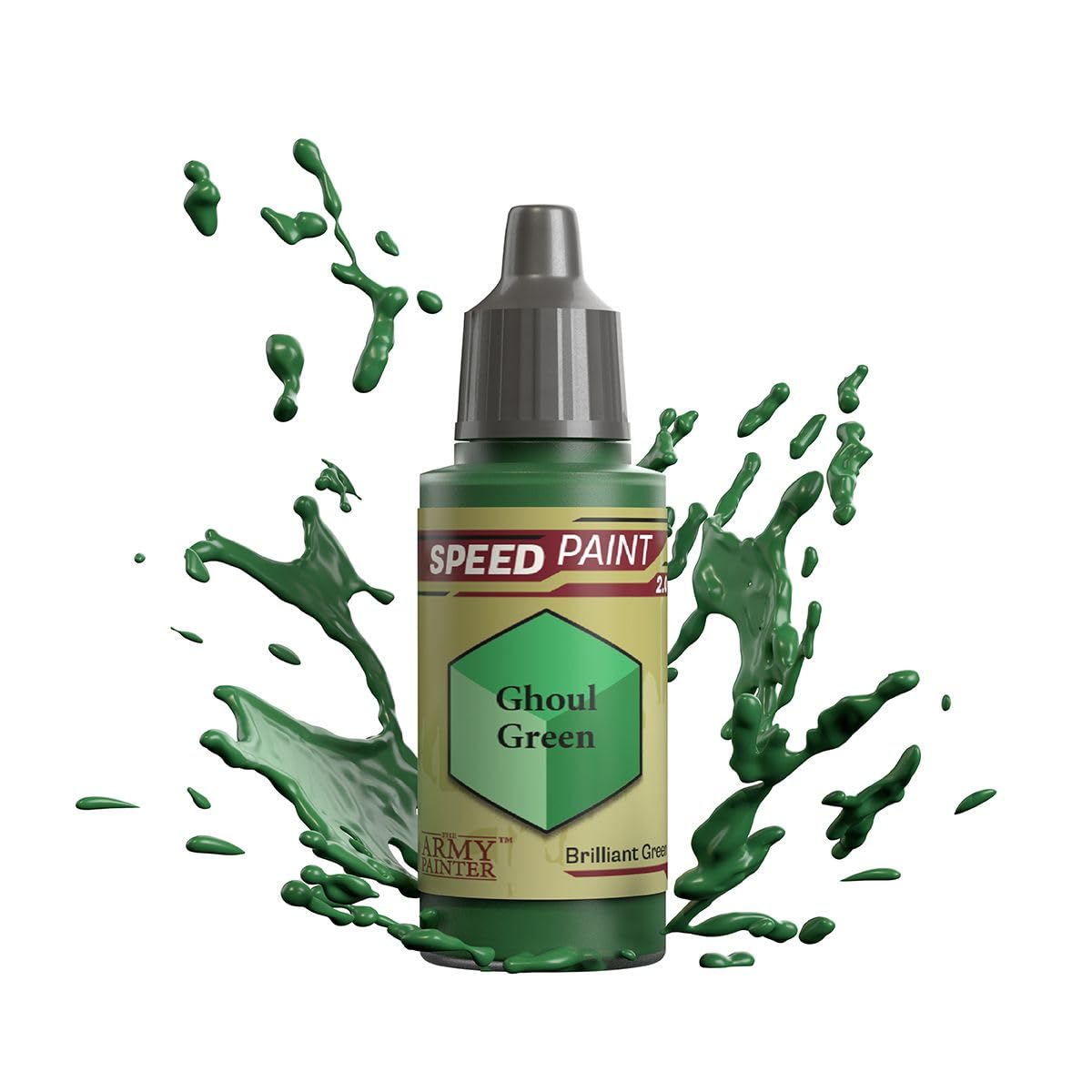The Army Painter Speedpaint Ghoul Green 2.0, Single Acrylic Paint 18ml One-coat Painting Soloution For Fantasy Tabletop Miniatures Like Warhammer 40k and Dungeons And Dragons Figures