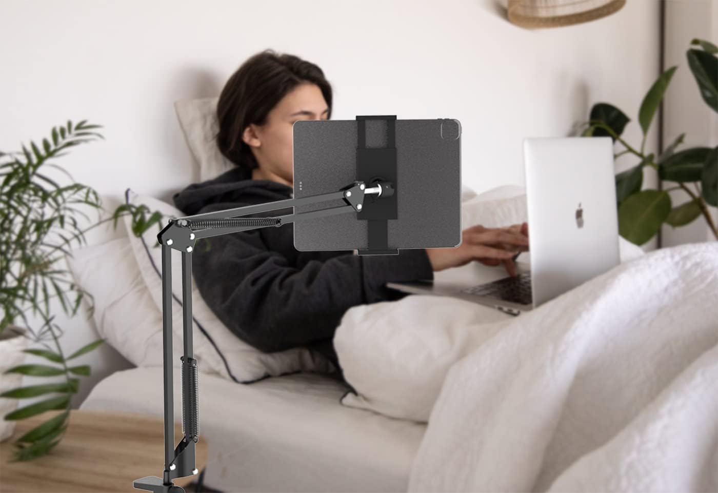 Buy Pozliv Overhead Tripod Mount for Tablet, Desk Arm for 12.9'' iPad