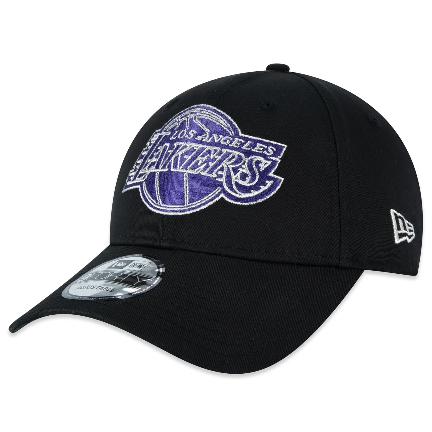 New Era Unisex Black Adult's 9Forty Nba Los Angeles Lakers Baseball Cap Hat