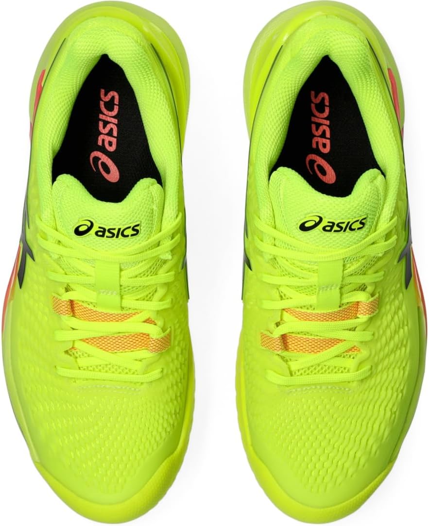 ASICS Women's Gel-Resolution 9 Tennis Shoes, 8.5, Safety Yellow/Black - Image 6