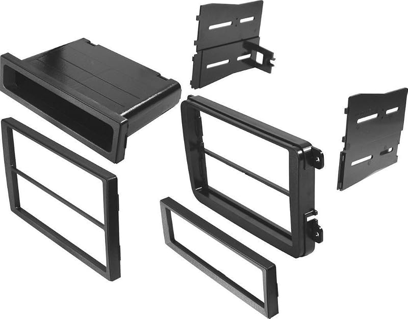 Kit de instalação para rádio 1 ou 2 DIN American International VWK1017 para Volkswagen Jetta e Passat 2005–2008 – 1 unidade