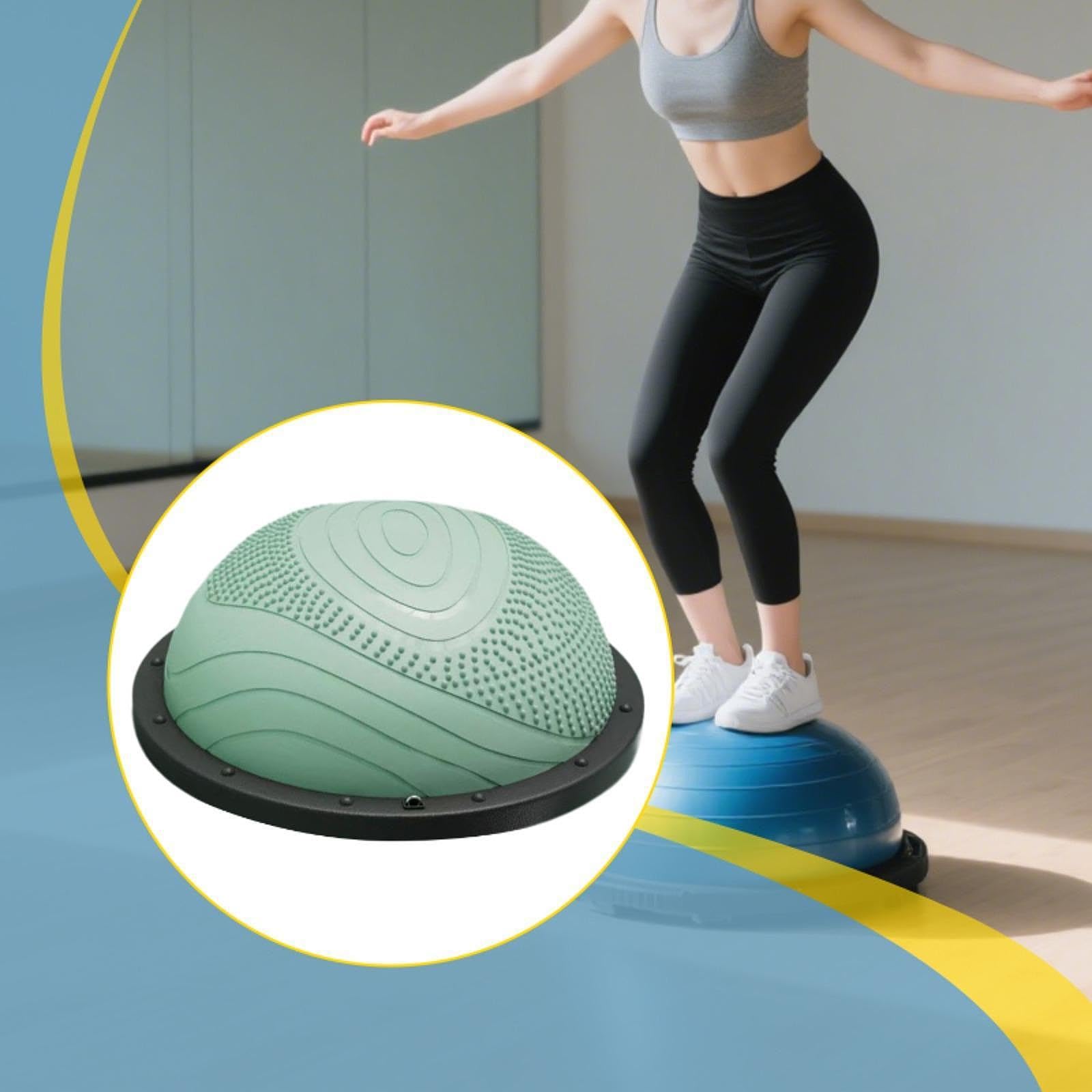 Balance Board per Fitness, Allenamento Base e Pilates - Pedana di Equilibrio Antiscivolo per Adulti e Bambini
