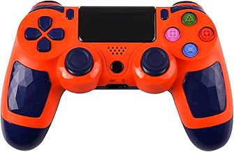 ZFY Z01 PS4 Controller Wireless Bluetooth Gaming Controller PS4 Double Vibration Game Controller with Touch Pad High-Precison Joystick for Playstation 4 - Orange - coolthings.us