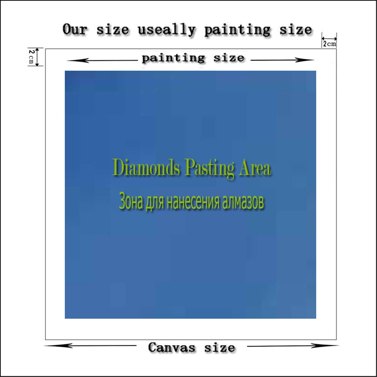 DIY Diamond Painting Kit Complet,5D Animaux Éléphants Diamond Painting Grand Format Enfant Adultes,Broderie Diamant Strass Point De Croix Painting,pour Salon Chambre Décoration Murale 40x80cm WS-2436