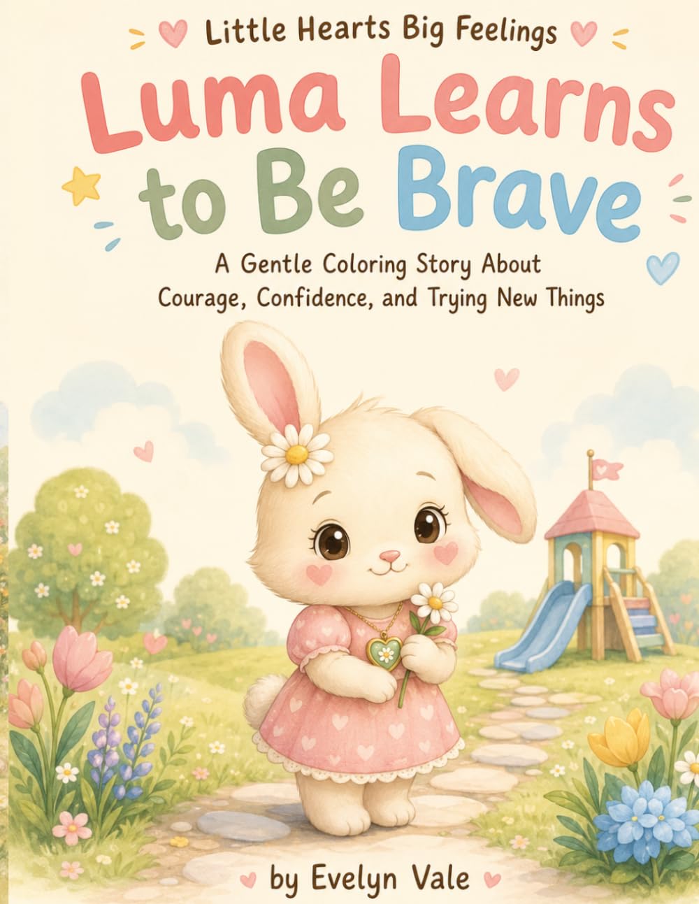 Luma Learns to Be Brave: A Gentle Coloring Story About Courage, Confidence, and Trying New Things (Little Hearts Big Feelings)